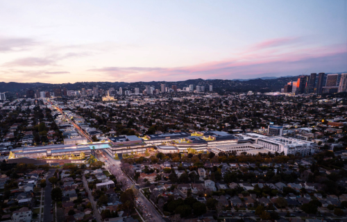 Aerial photo of UCLA Research Park