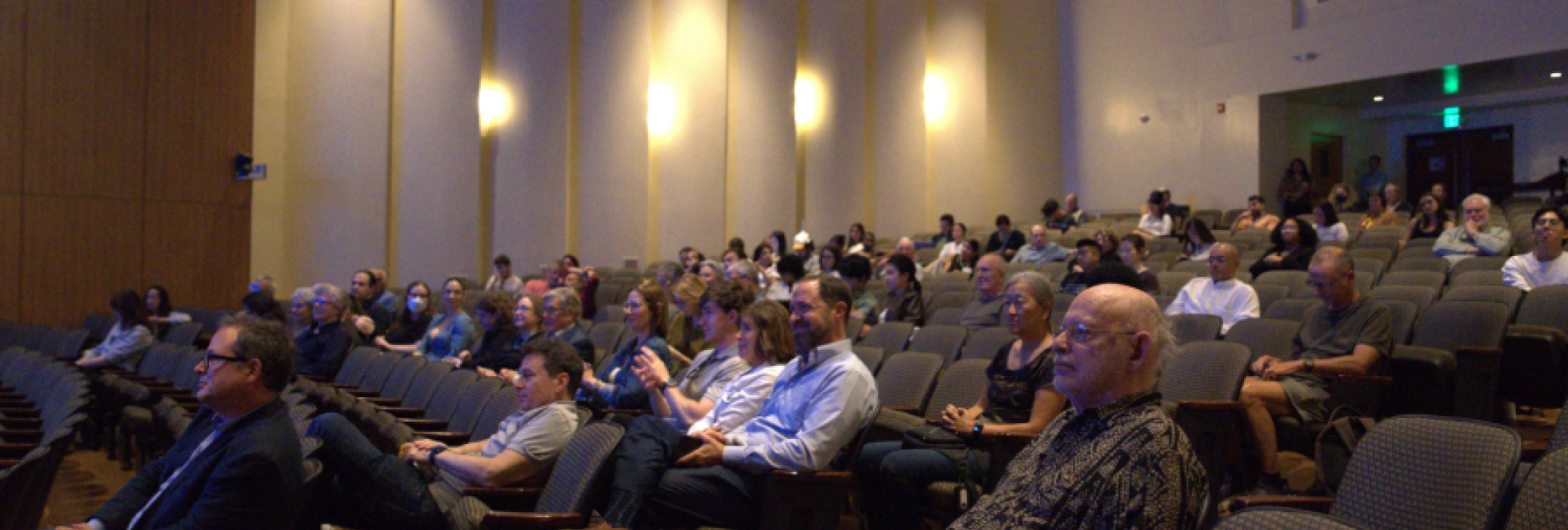 Audience at Peter Lunenfeld's presentation